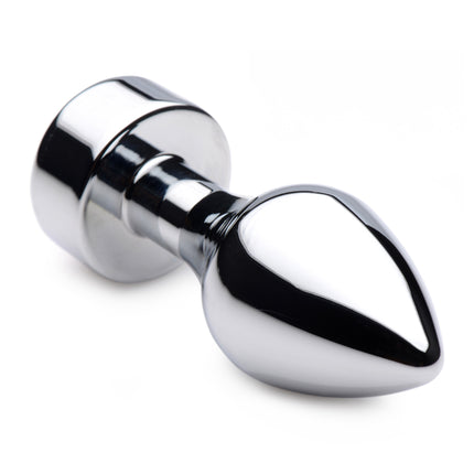 Hot Pink Gem Weighted Anal Plug - Sex Toys