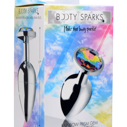 Rainbow Prism Gem Anal Plug - Sex Toys
