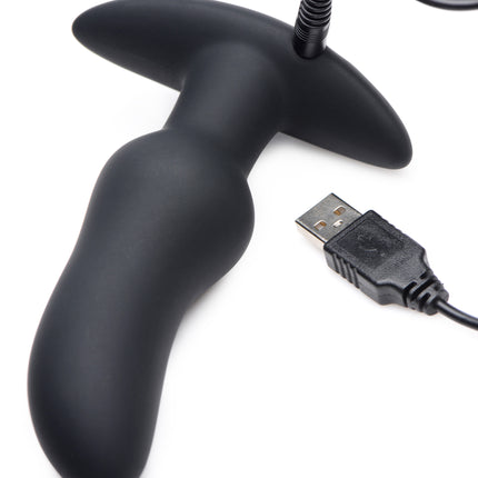 Voice Activated 10X Vibrating Prostate Plug with Remote Control - Sex Toys
