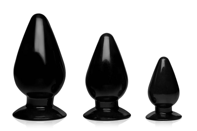Triple Cones 3 Piece Anal Plug Set - Sex Toys