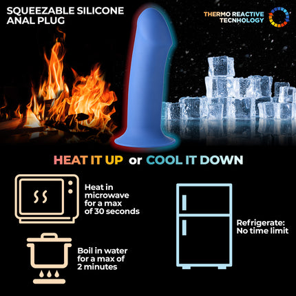 Squeezable Thick Phallic Dildo - Sex Toys