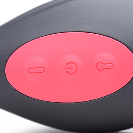 10X Inflatable and Vibrating Silicone Prostate Plug - Sex Toys