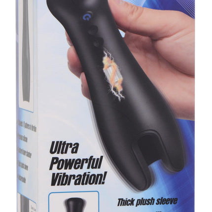 10X Vibrating Silicone Stroker - Sex Toys