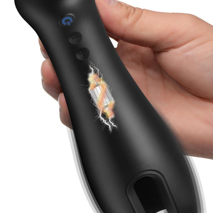 10X Vibrating Silicone Stroker - Sex Toys