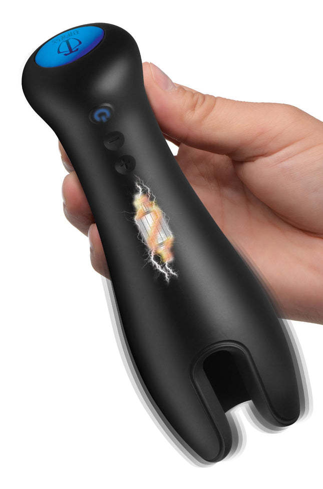 10X Vibrating Silicone Stroker - Sex Toys