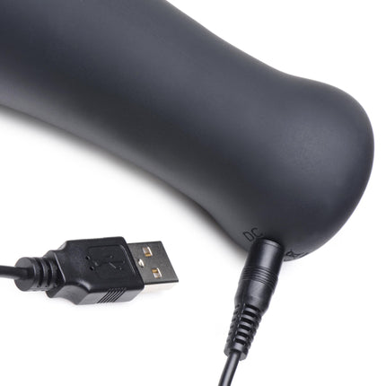 10X Vibrating Silicone Stroker - Sex Toys