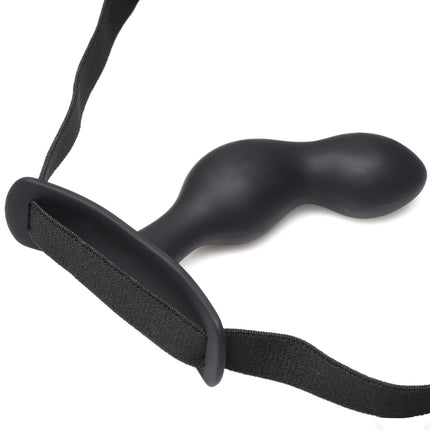 P-Spot Plugger 28X Silicone Prostate Plug with Comfort Harness and Remote Control - Sex Toys