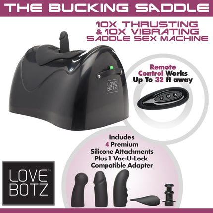 The Bucking Saddle 10X Thrusting and Vibrating Saddle Sex Machine - Sex Machines