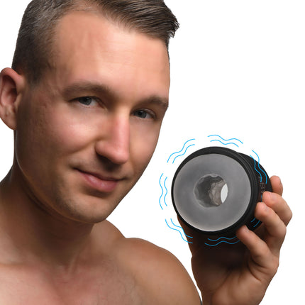 10X Cyber Stroke Vibrating Masturbator - Sex Toys