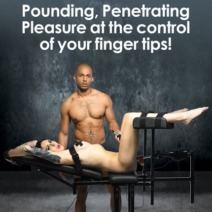 Ultimate Obedience Chair with Sex Machine - Sex Machines