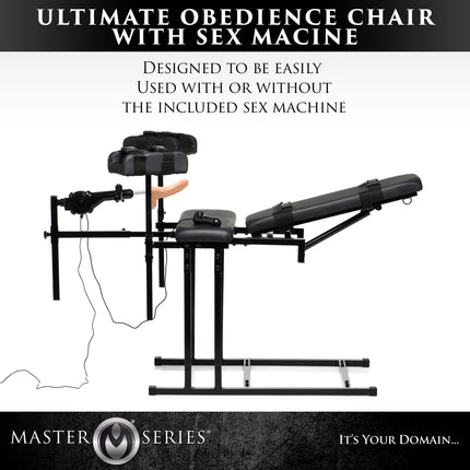 Ultimate Obedience Chair with Sex Machine - Sex Machines