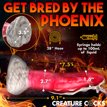 Resurrector Phoenix Squirting Silicone Dildo - Sex Toys