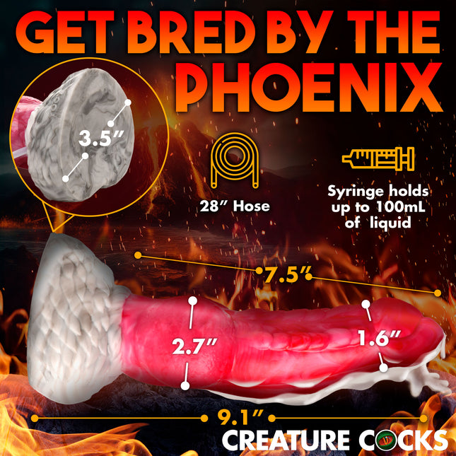 Resurrector Phoenix Squirting Silicone Dildo Kink Store Resurrector Phoenix Squirting Silicone Dildo Kink Store