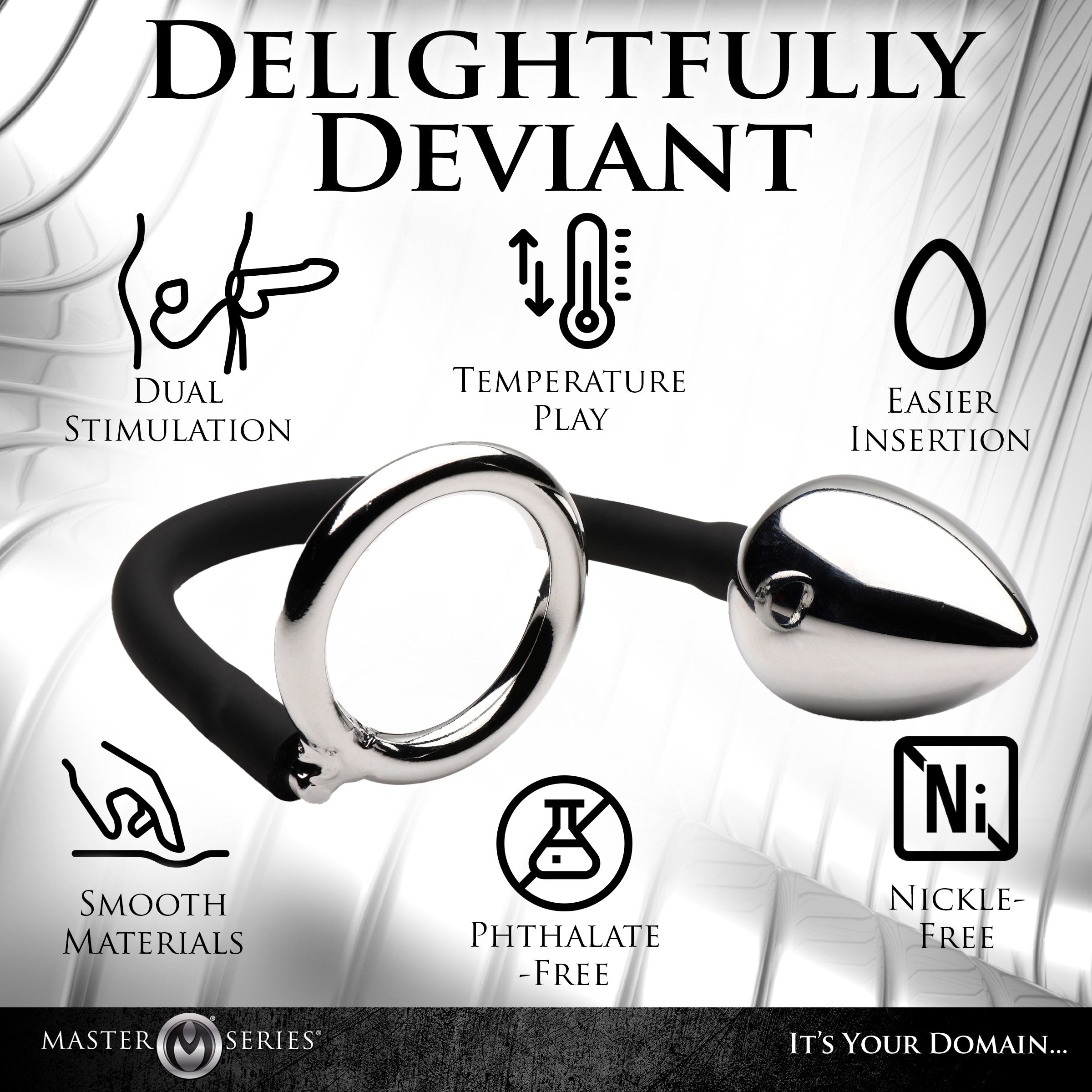 Tug & Plug Dual Stimulation Cock Ring with Anal Plug | KinkStore Kink Store Tug & Plug Dual Stimulation Cock Ring with Anal Plug | KinkStore Kink Store