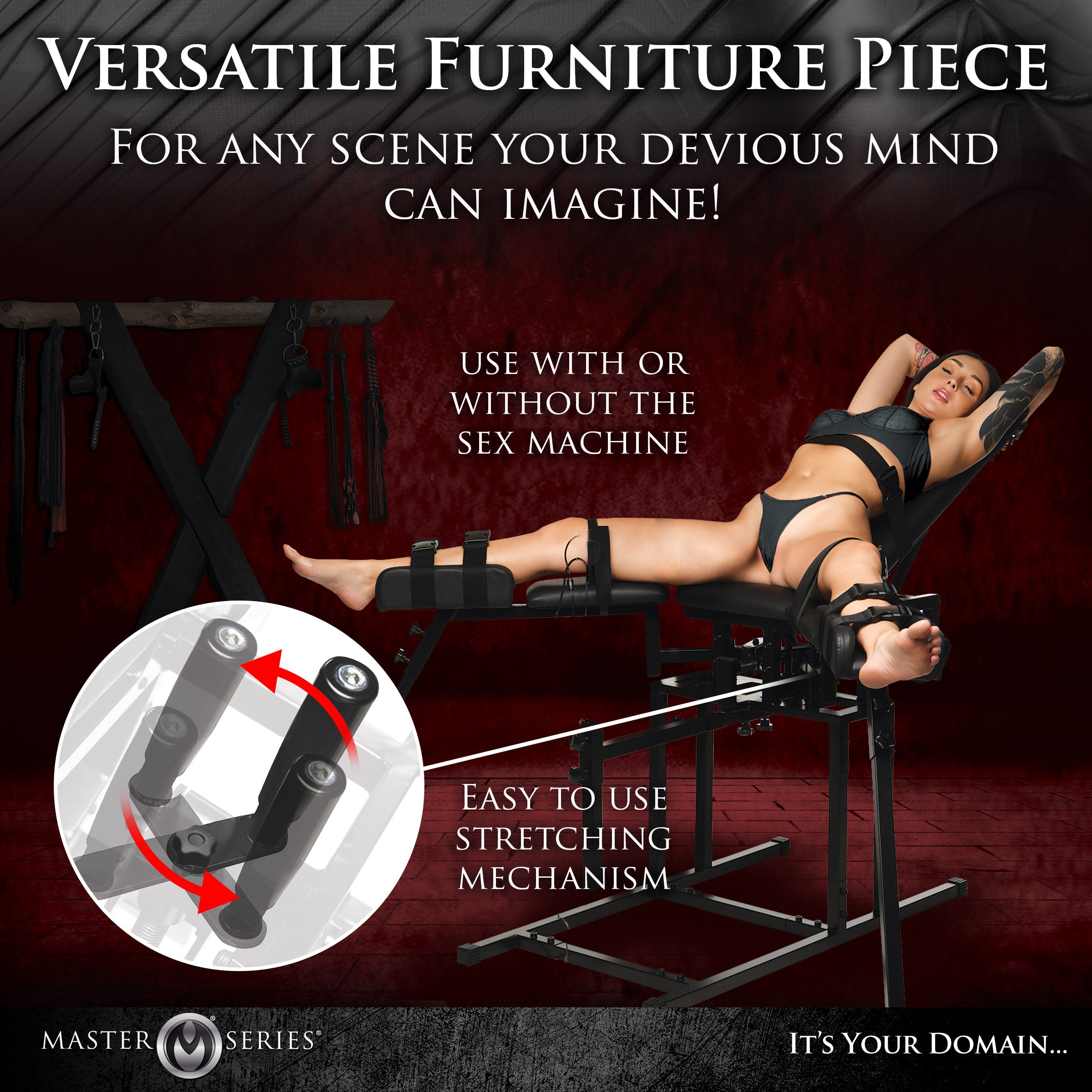 Domination Chair with Sex Machine Kink Store Domination Chair with Sex Machine Kink Store