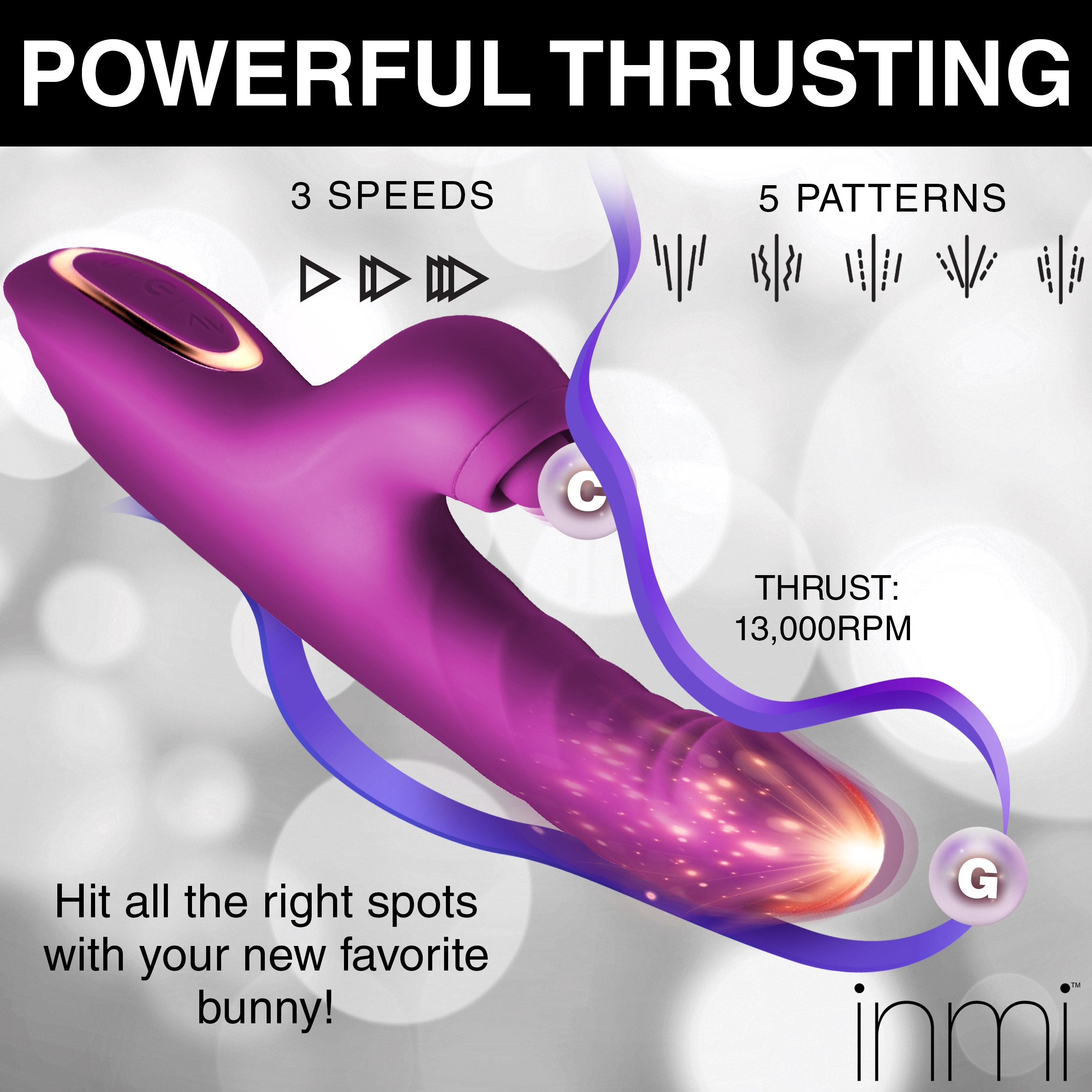 Bumping Bunny Thrusting & Pulsing Silicone Rabbit Vibrator Kink Store Bumping Bunny Thrusting & Pulsing Silicone Rabbit Vibrator Kink Store