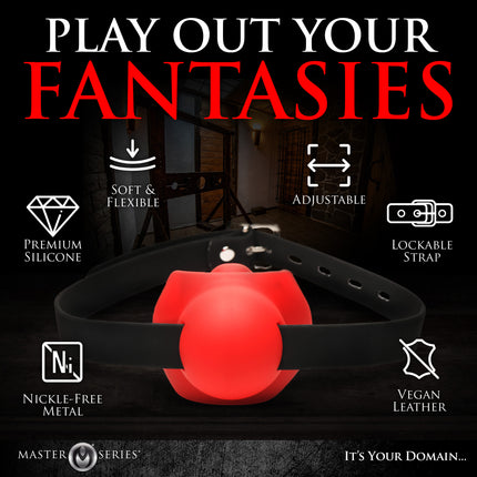 Gag Order Extreme Silicone Ball Gag - BDSM Toys