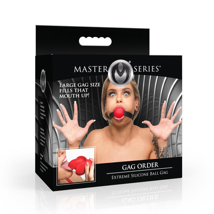 Gag Order Extreme Silicone Ball Gag - BDSM Toys