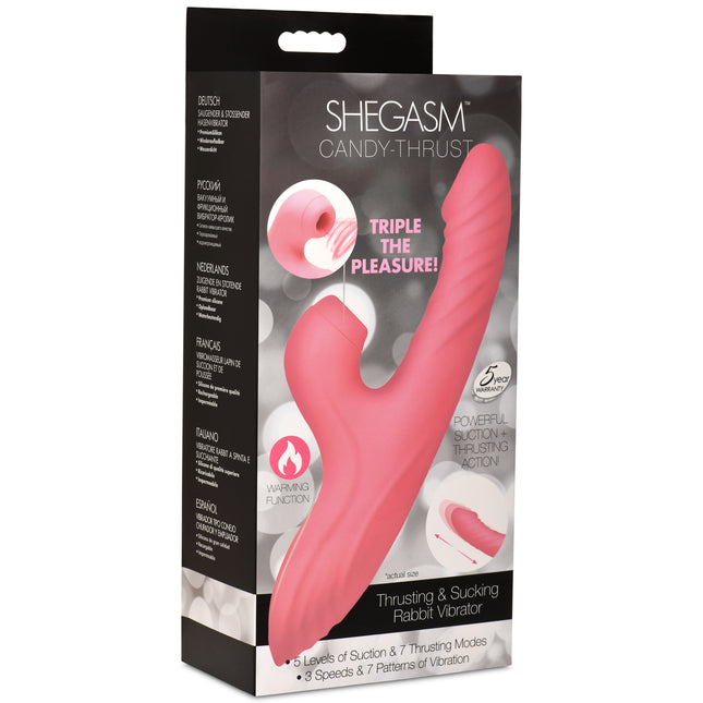 Candy-Thrust Rabbit Vibrator - Sex Toys