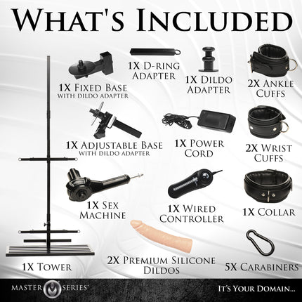 Ultimate Enforcer Forced Orgasm Tower with Sex Machine - Sex Machines