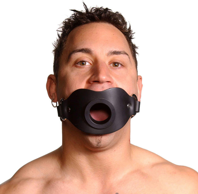 Feeder Locking Open Mouth Gag - BDSM Toys