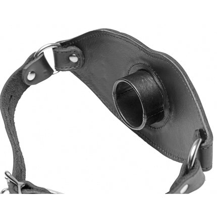 Feeder Locking Open Mouth Gag - BDSM Toys