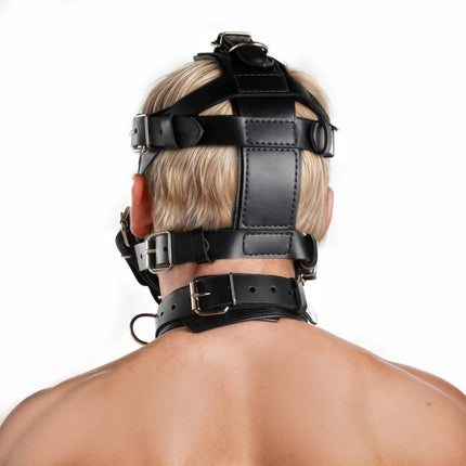 Strict Leather Padded Muzzle - BDSM Toys