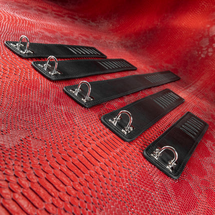 Secure Leather Bondage Five Piece Restraint Set