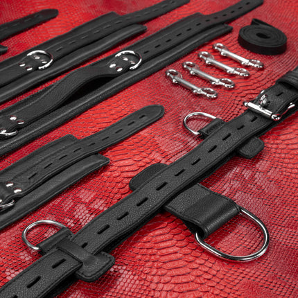 Submission Set: Signature Leather Restraint Kit By Kink