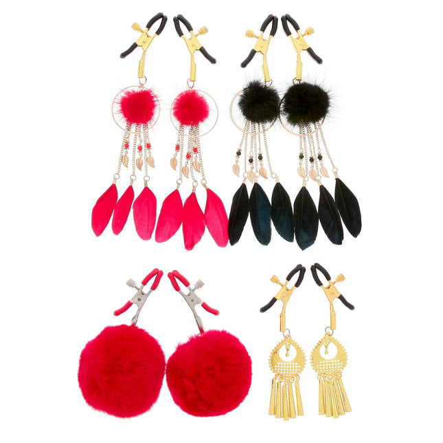 Twisted Pleasure Nipple Clamps by Kink - BDSM Toys