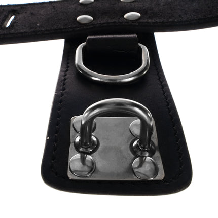 Secure Cross Cuff with D-rings and Locks by Kink - Bondage Toys