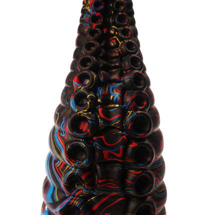 Deep Sea Tentacle 7.5" Silicone Dildo Vapor Red White Blue by Kink - Sex Toys