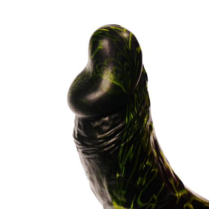 Sinking Serpent 6” Silicone Dildo Neon Vapor by Kink - Sex Toys