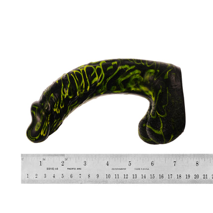 Sinking Serpent 6” Silicone Dildo Neon Vapor by Kink - Sex Toys