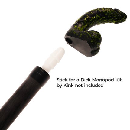 Sinking Serpent 6” Silicone Dildo Neon Vapor by Kink - Sex Toys