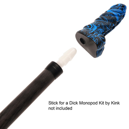 Darkness Within 8” Silicone Dildo Vapor Blue by Kink - Sex Toys