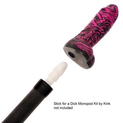 Voidbringer 7.5” Silicone Dildo Vapor Pink by Kink - Sex Toys