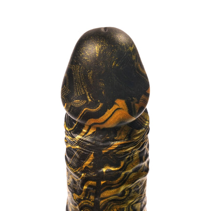 Fusion Rod 8.5” Silicone Dildo Vapor Gold by Kink - Sex Toys