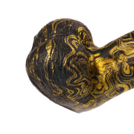 Fusion Rod 8.5” Silicone Dildo Vapor Gold by Kink - Sex Toys