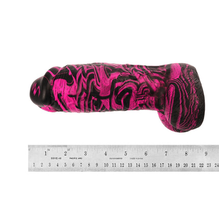 Voidbringer 7.5” Silicone Dildo Vapor Pink by Kink - Sex Toys