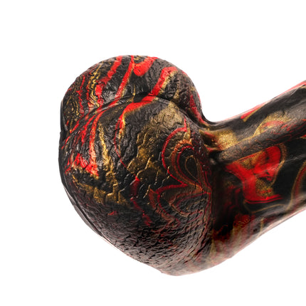 Inferno 7” Silicone Dildo Vapor Gold by Kink - Sex Toys