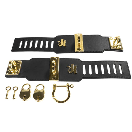 Gold Eclipse Wrist Cuff Set by Kink