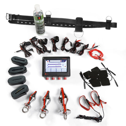E-Stim Power Box & Anal Bondage Accessory Kit by Kink - Electro Toys