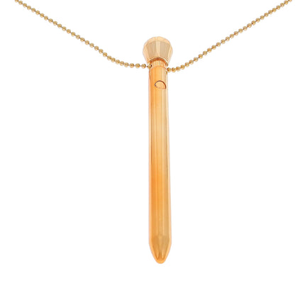 Blushing Gold Necklace Vibe by Kink - Sex Toys