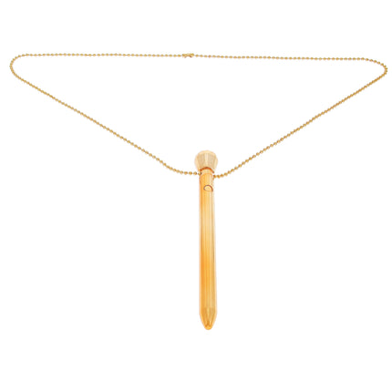 Blushing Gold Necklace Vibe by Kink - Sex Toys