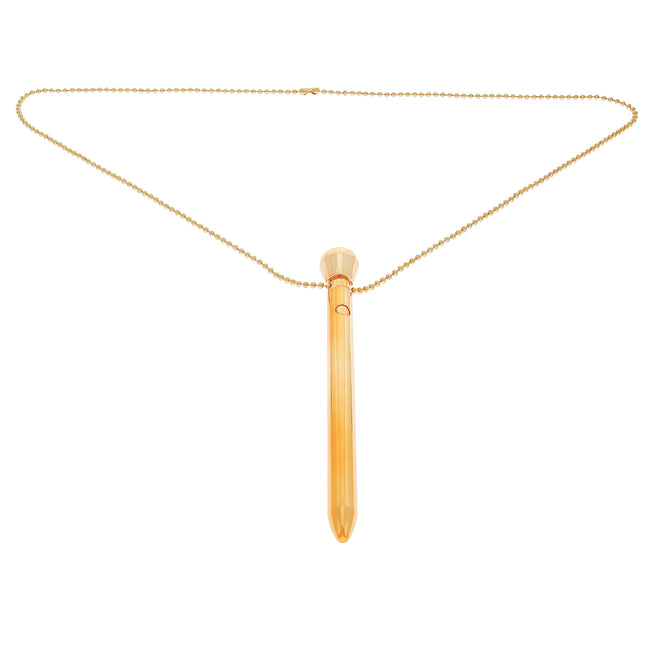 Blushing Gold Necklace Vibe by Kink - Sex Toys