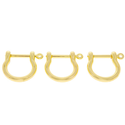 Gold Eclipse Anchor Shackle by Kink - Bondage Toys