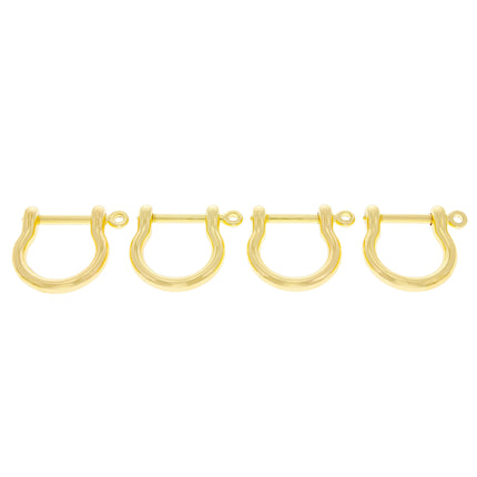 Gold Eclipse Anchor Shackle by Kink - Bondage Toys