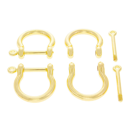 Gold Eclipse Anchor Shackle by Kink - Bondage Toys