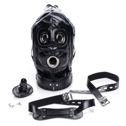Bondage Hood with Penis Gag - BDSM Toys